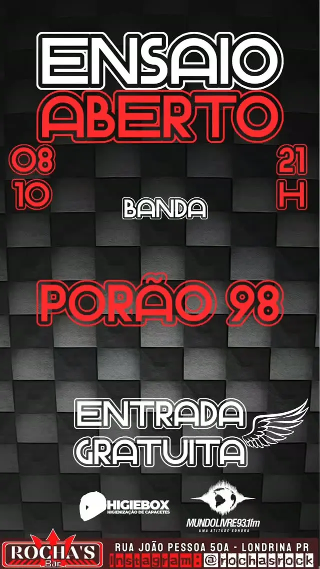 Flyer de Porão 98