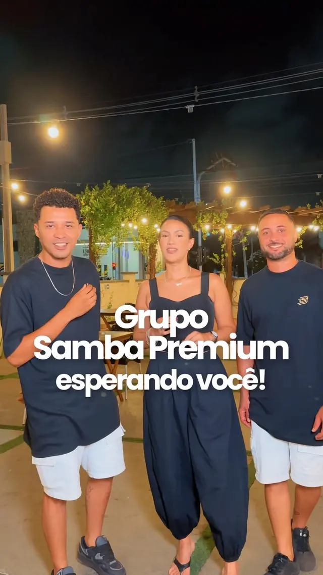 Flyer de Grupo Samba Premium