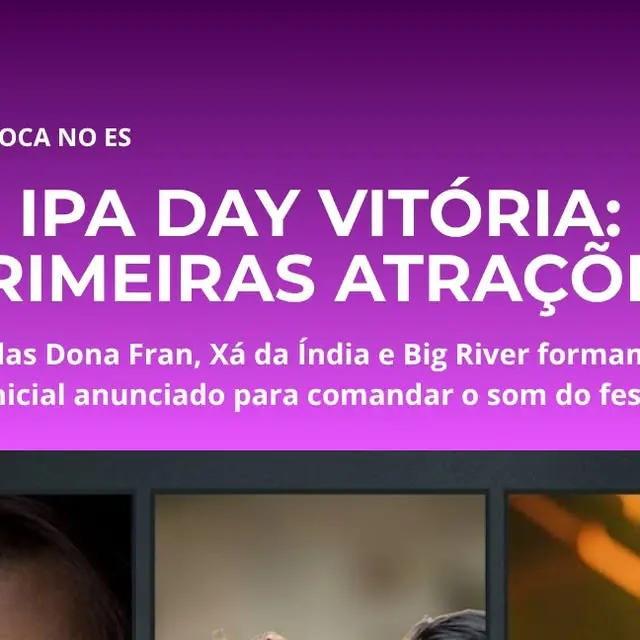 Flyer de Dona Fran, Xá da Índia e Big River