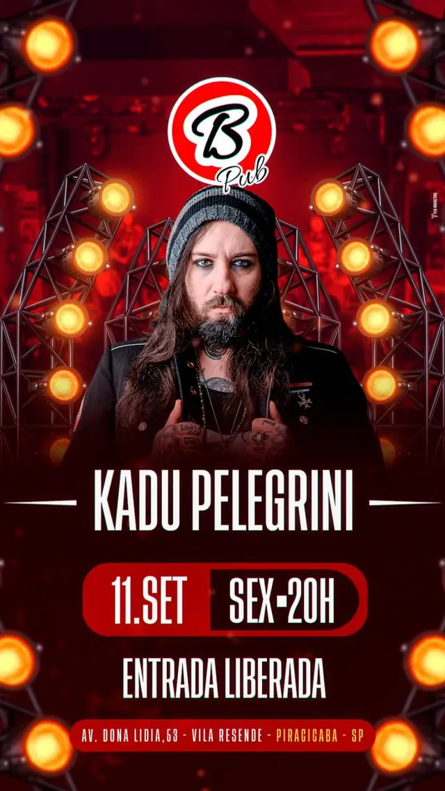 Flyer de Kadu Pelegrini