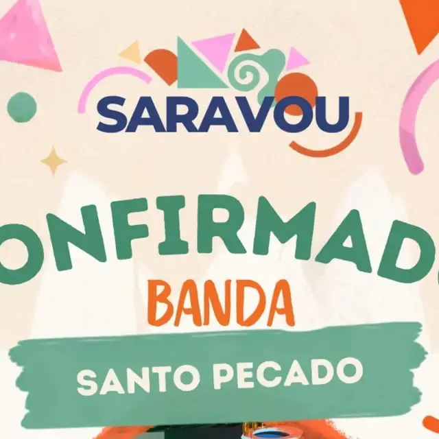 Flyer de Bloco Santo Pecado