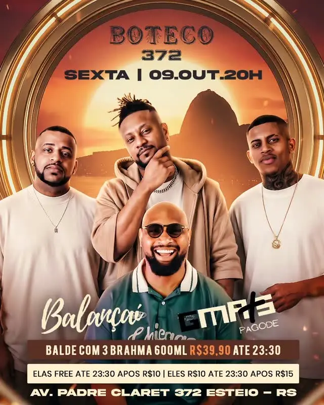 Flyer de Grupo Balançaí