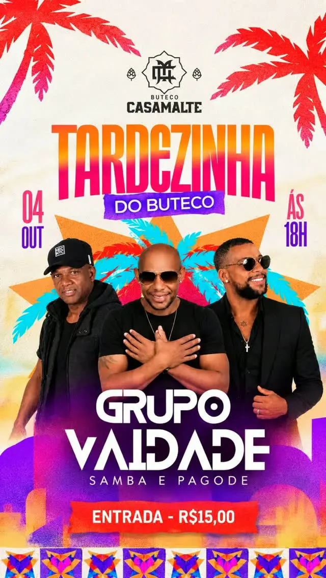 Flyer de Grupo Vaidade e GRUPO VALIDADE