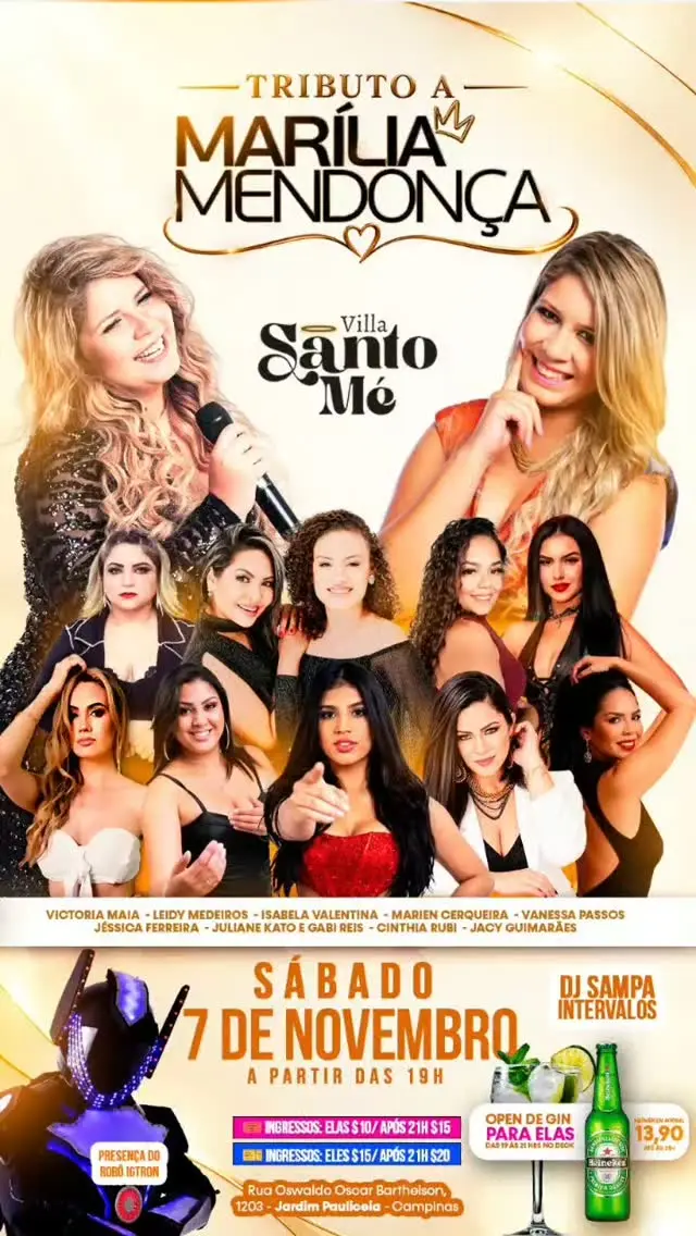 Flyer de Victória Maia Magalhães e mais 9 artistas