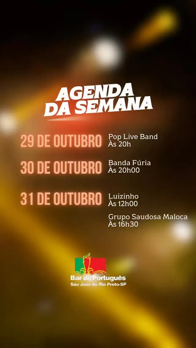 Flyer de Pop Live