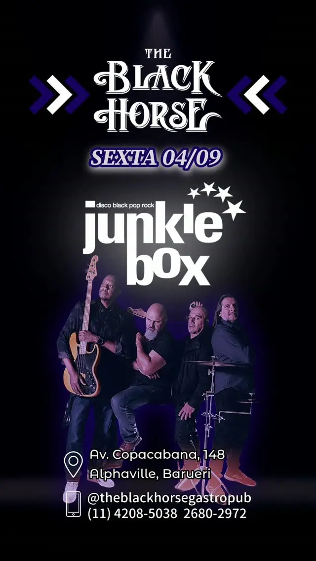 Flyer de Banda Junkie Box