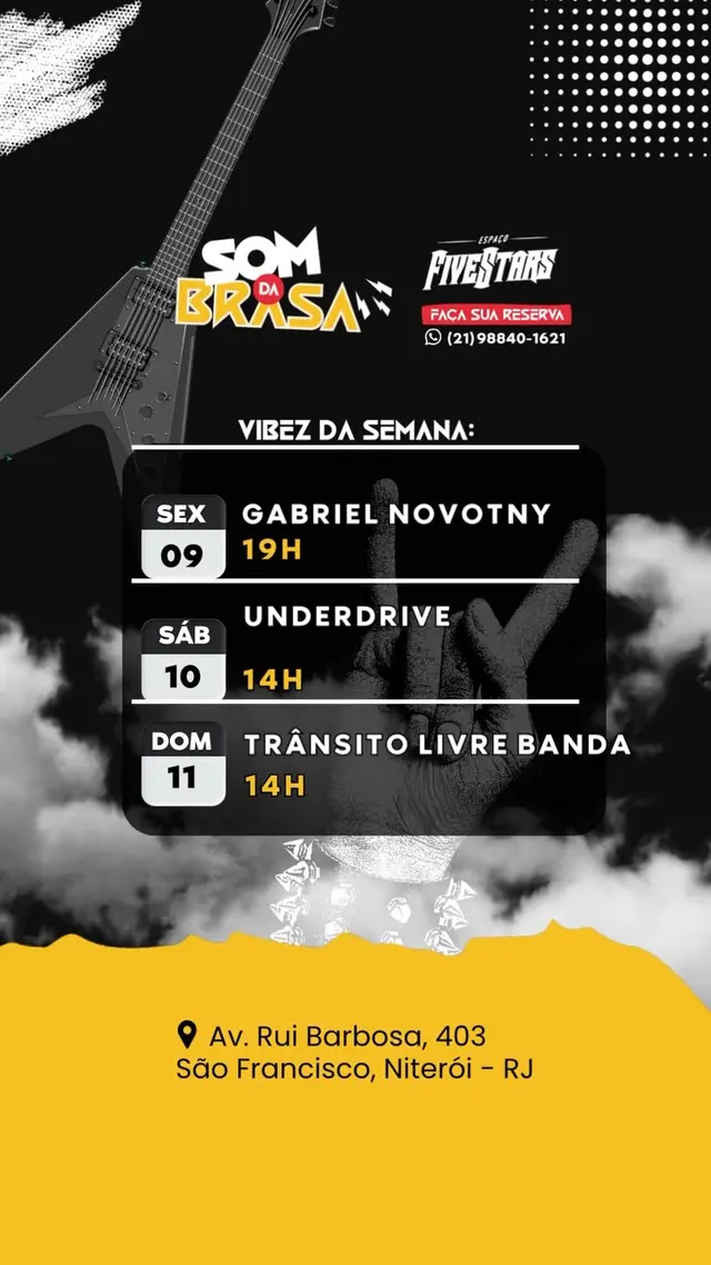 Flyer de Marcos Wander