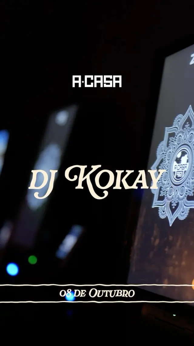Flyer de DJ Kokay