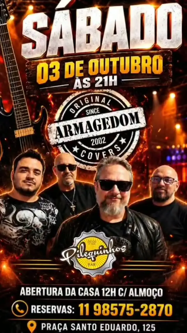 Flyer de Armagedom Original
