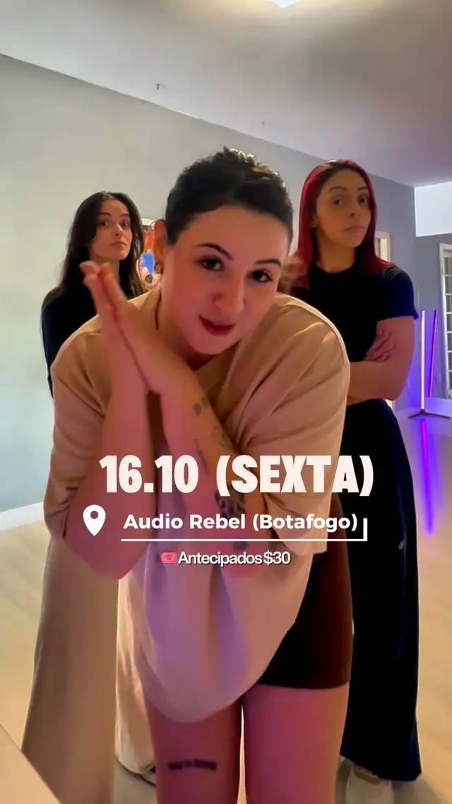 Flyer de Belavi e Camila Paredes