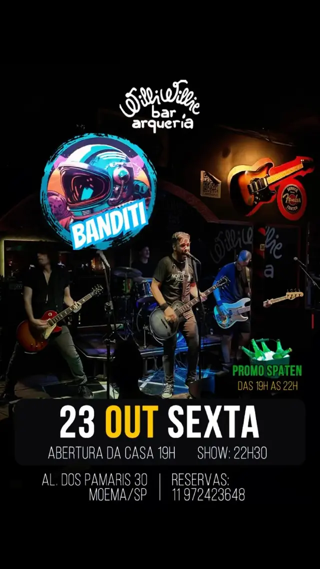 Flyer de Banditi Rockband