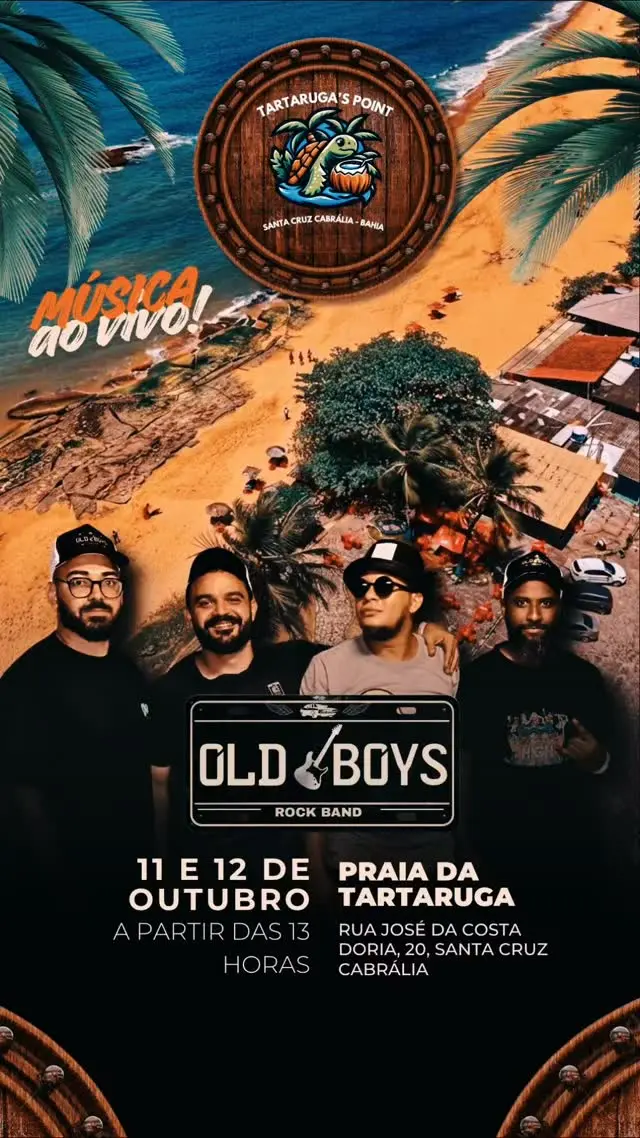 Flyer de Old Boys - Rock Band