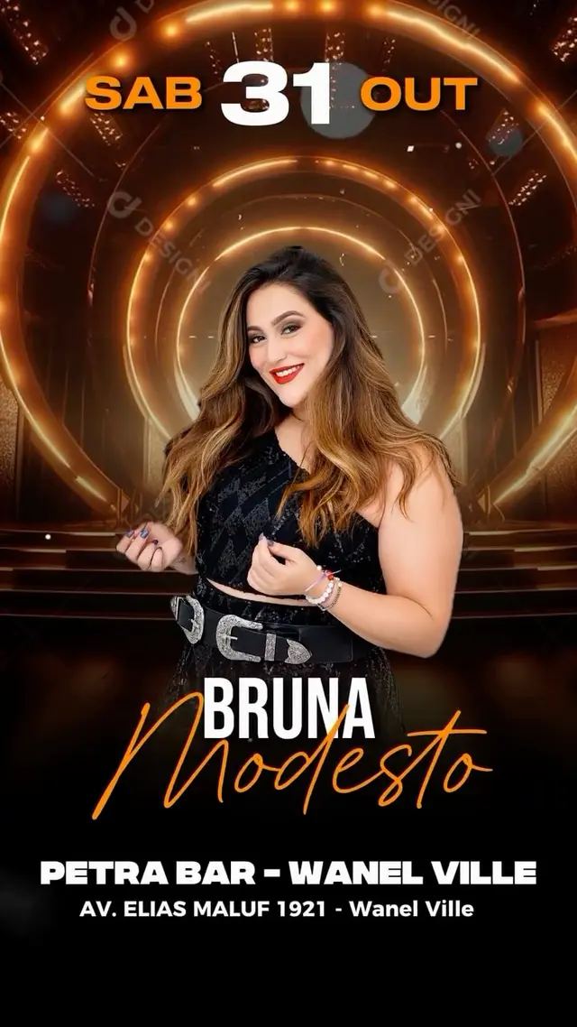 Flyer de Bruna Modesto