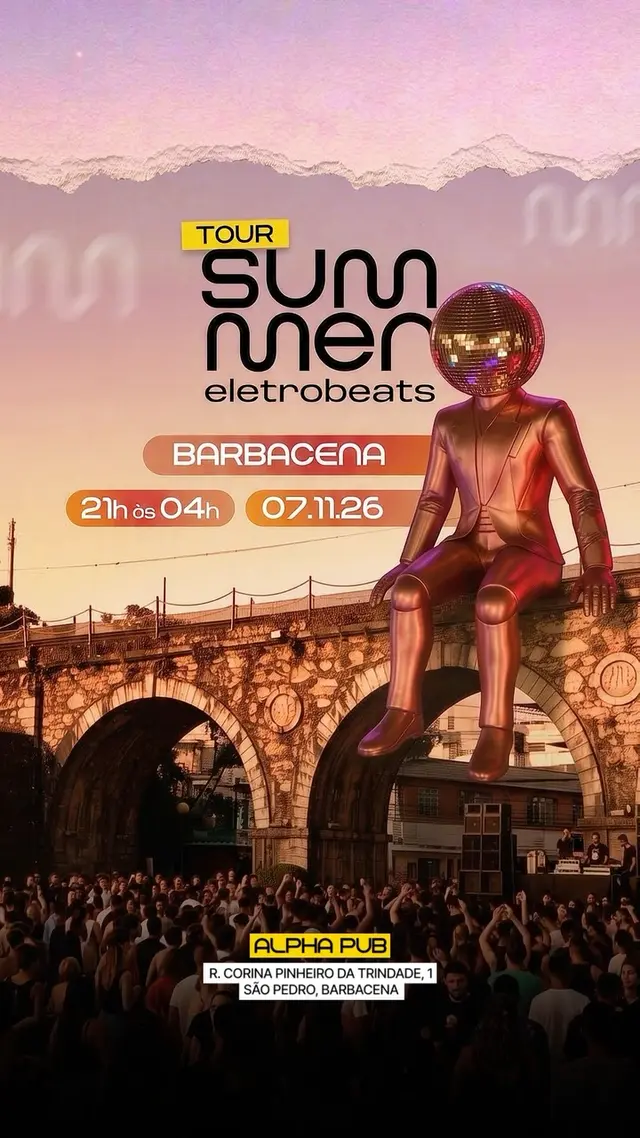Flyer de Summer EletroBeats e Summer