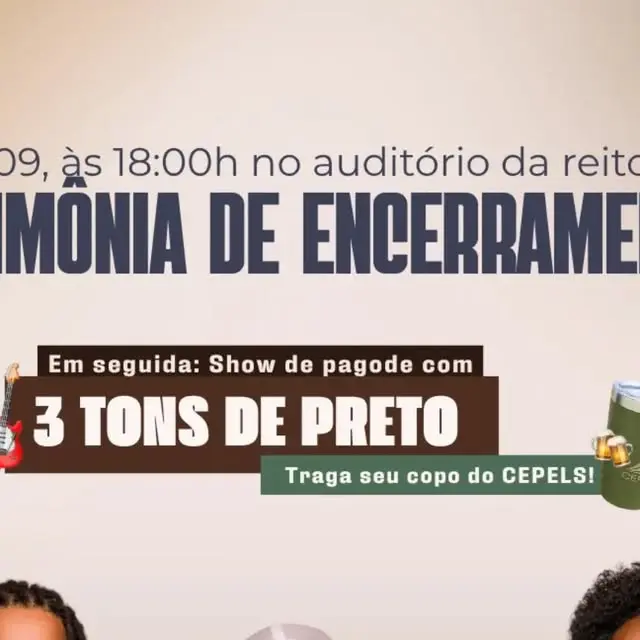 Flyer de 3 Tons de Preto