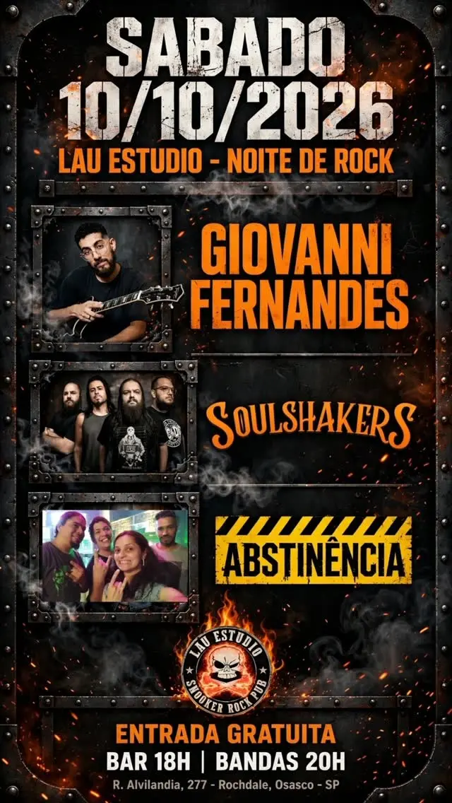 Flyer de Soul Shakers