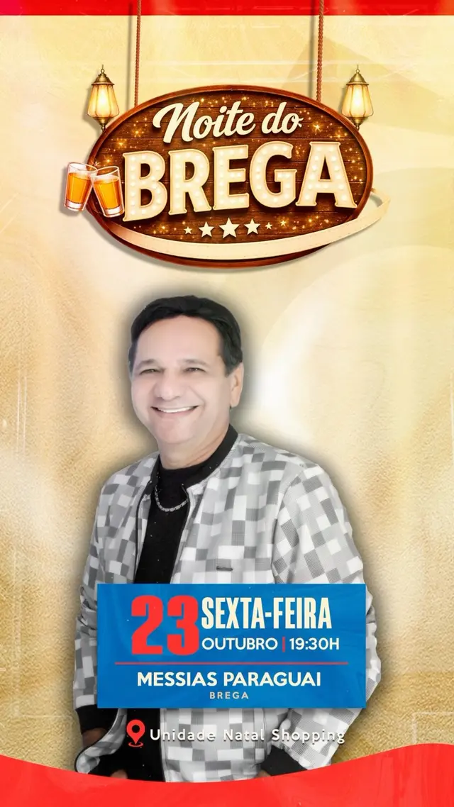 Flyer de Messias Paraguai