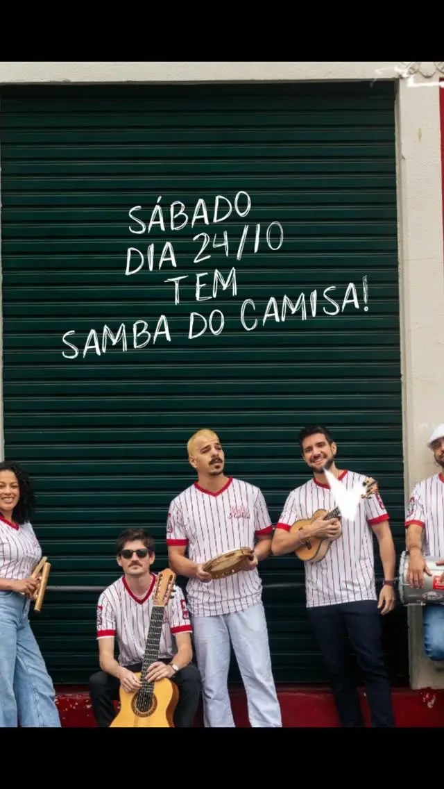 Flyer de Samba do Camisa