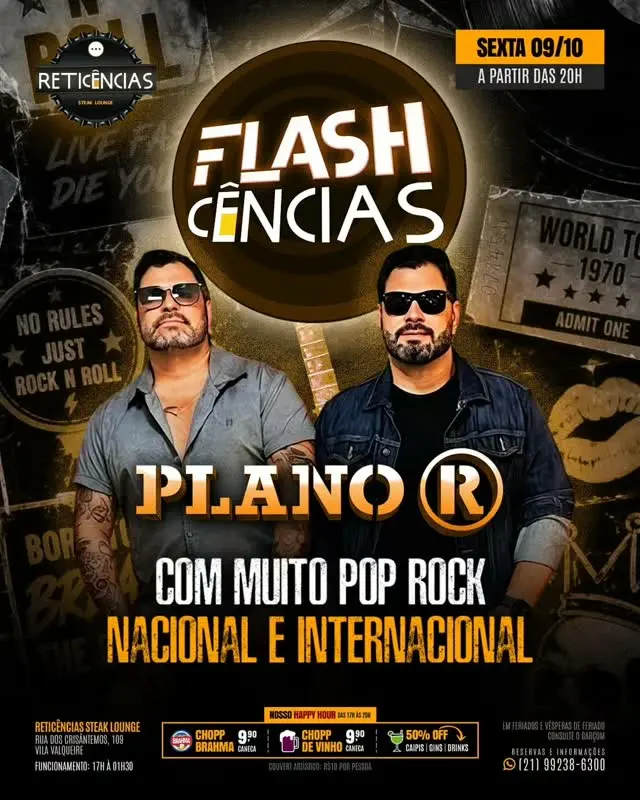 Flyer de Banda Plano R