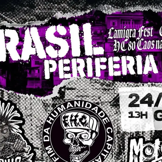 Flyer de RxPxSx Punk Rock e Consciência e mais 9 artistas