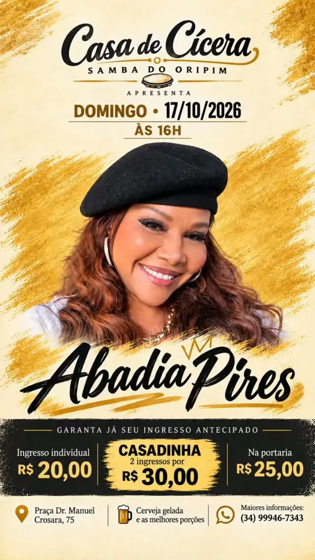 Flyer de Abadia Pires