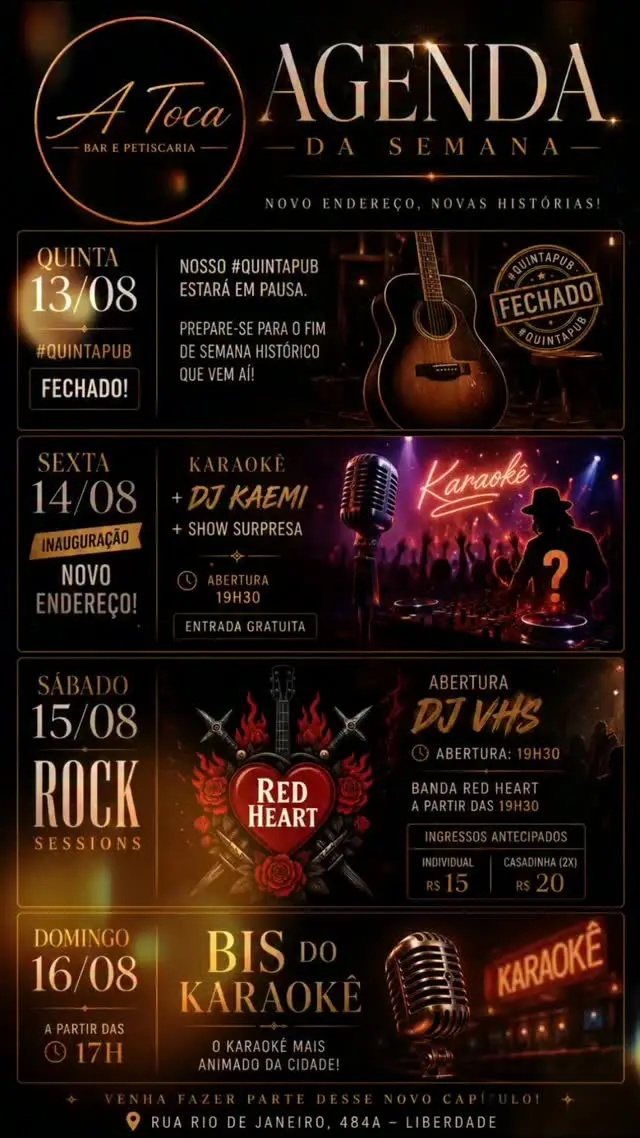 Flyer de Kaemi e Show surpresa