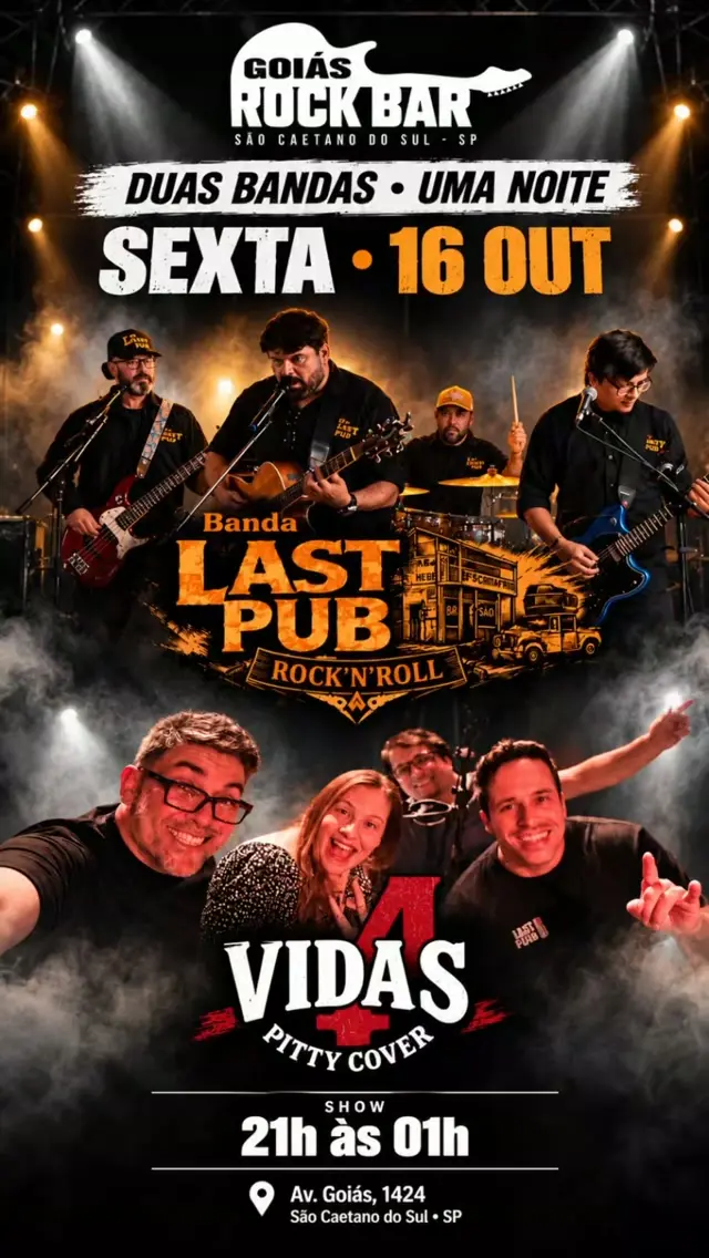 Flyer de Siderais Banda