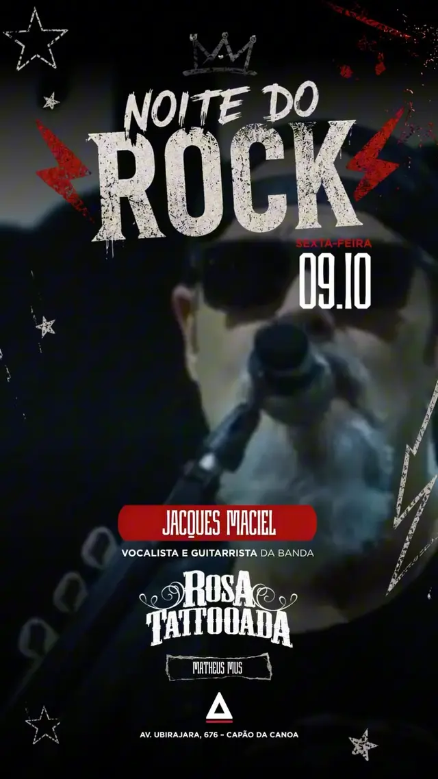 Flyer de Jacques Maciel
