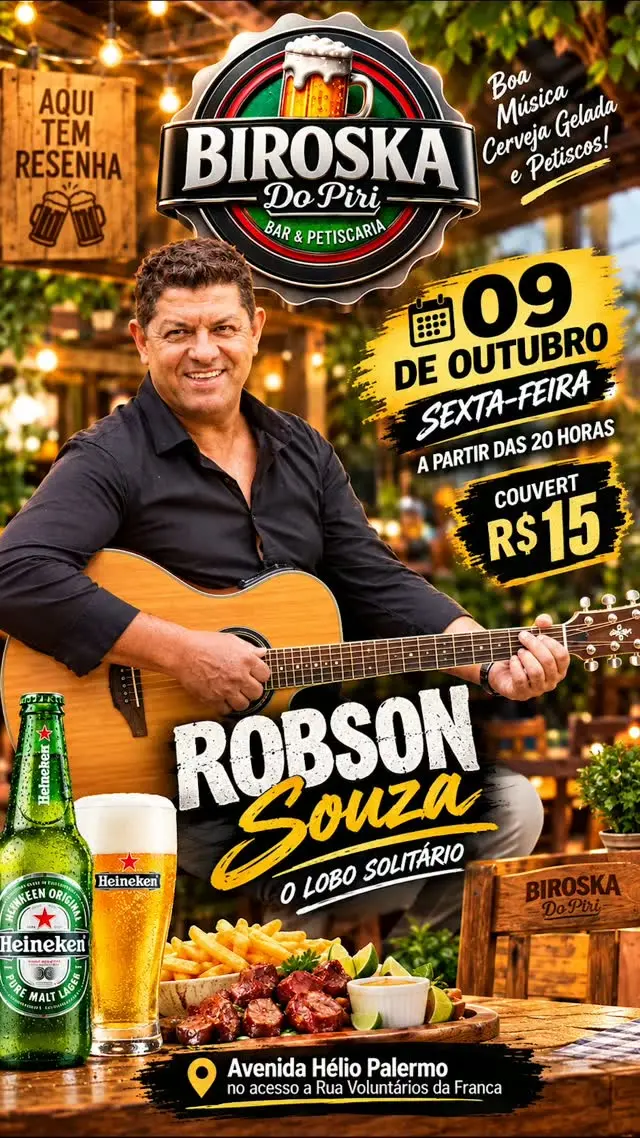 Flyer de Robson Souza