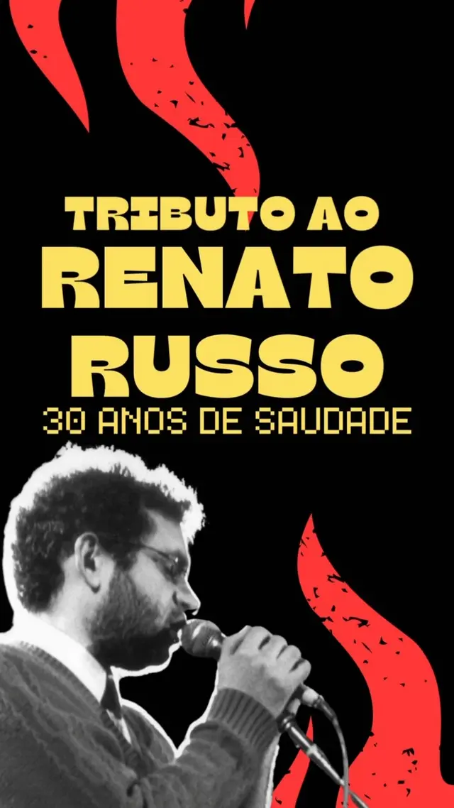 Flyer de Especial Renato Russo