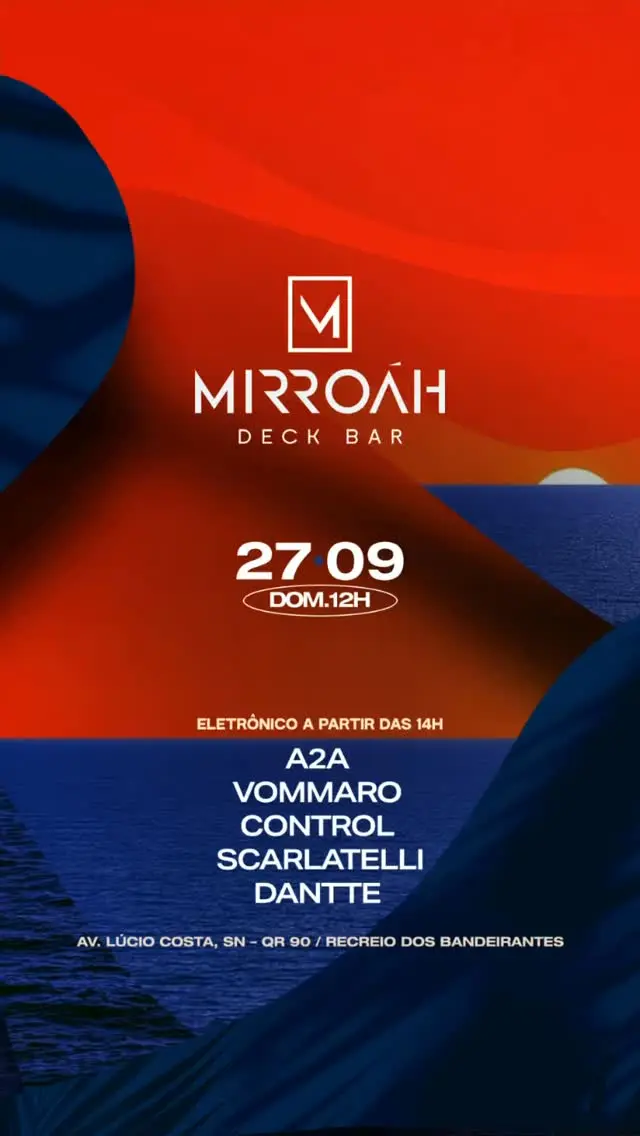 Flyer de Banda Control, SCARLATELLI, A2A, VOMMARO e DANTTE