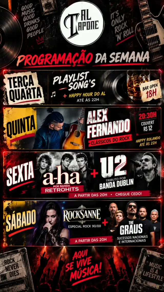 Flyer de Alex Fernando