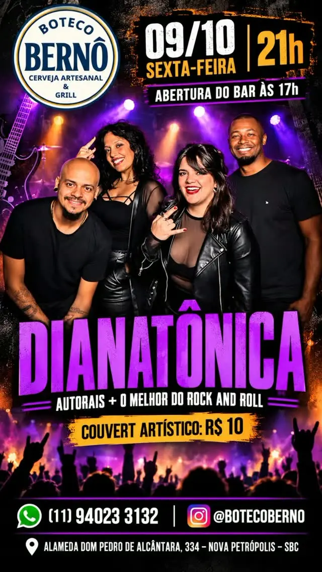 Flyer de Diana Tonica