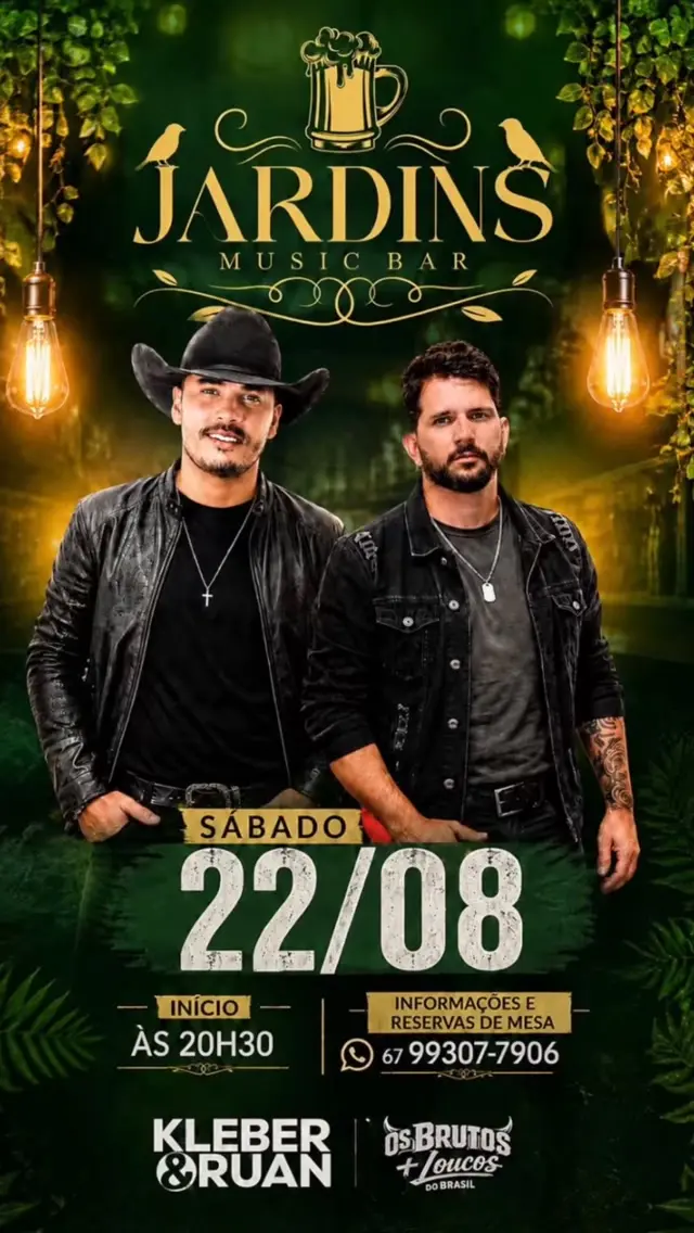 Flyer de Kleber e Ruan