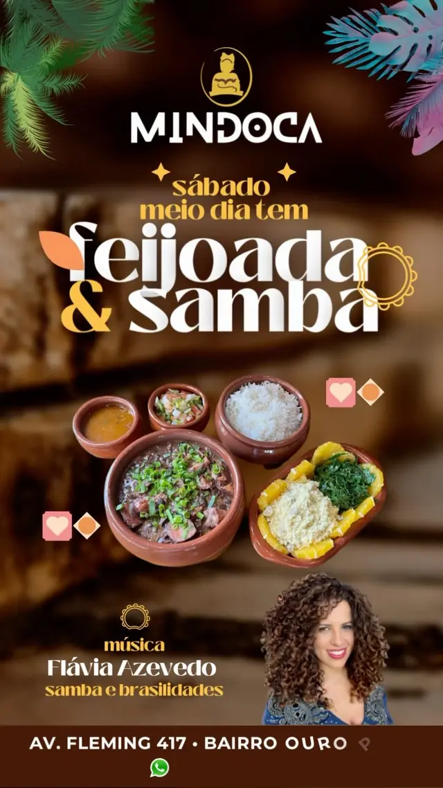 Flyer de Flávia Azevedo