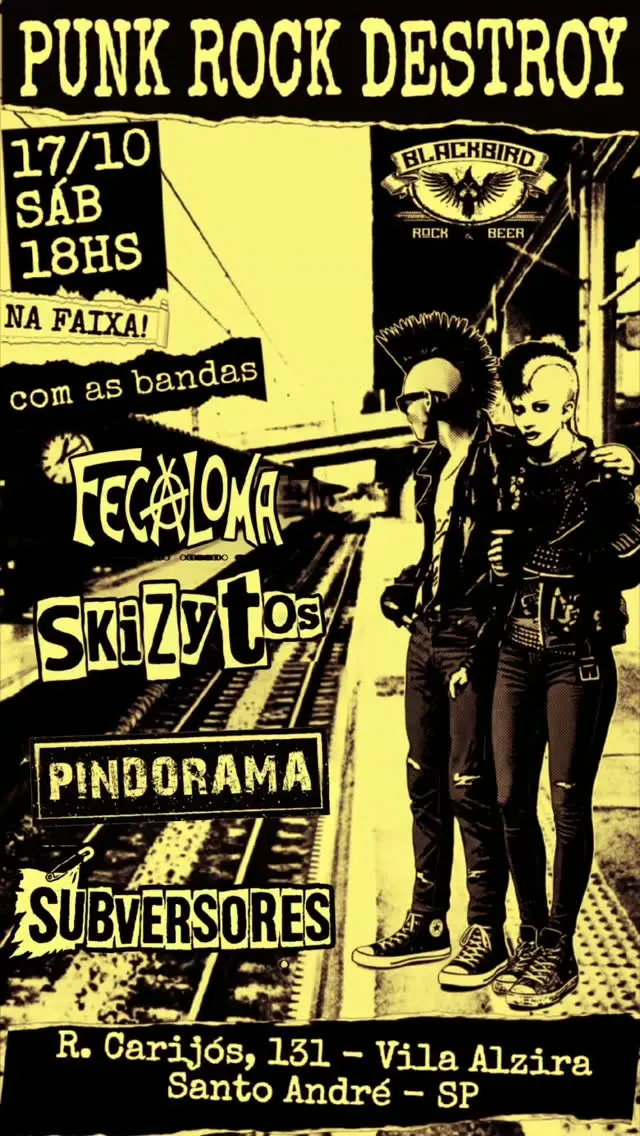 Flyer de Skizytos, Fecaloma, Pindorama e Subversores