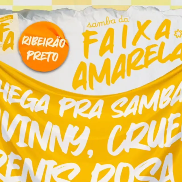 Flyer de Avinny, Robsom, Cruel e mais 3 artistas