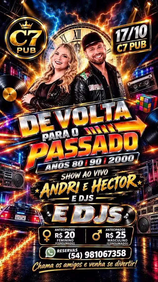 Flyer de Andri & Hector