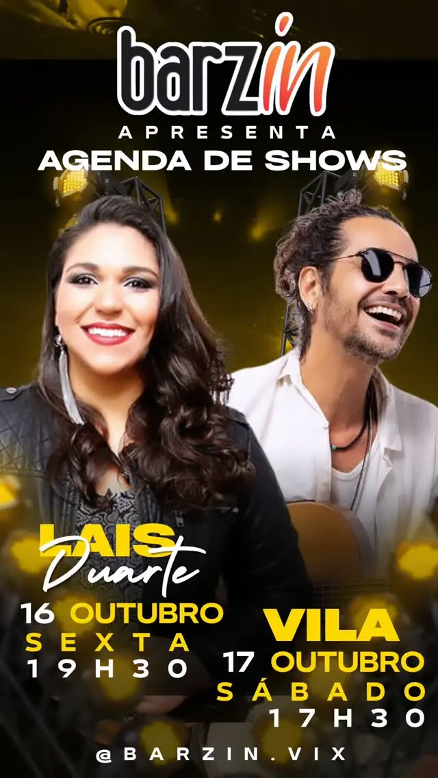Flyer de Lais Duarte e Vila