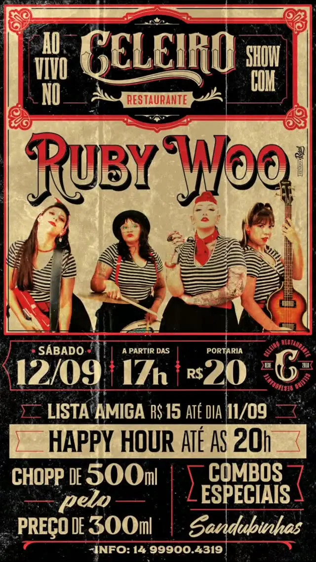 Flyer de Ruby Woo