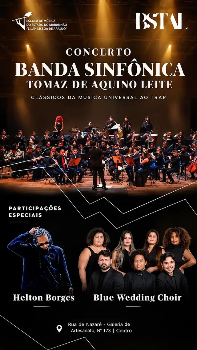 Flyer de Hèlton Borges e mais 4 artistas