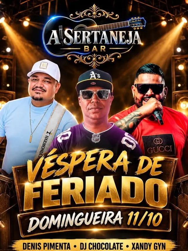 Flyer de DENIS PIMENTA, DJ Chocolate e xandygyn