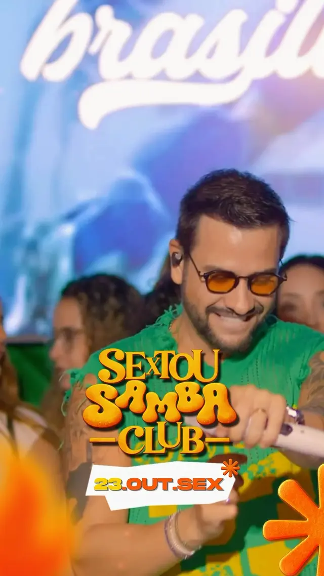 Flyer de Samba 40 Graus e Kawanzinho Costa