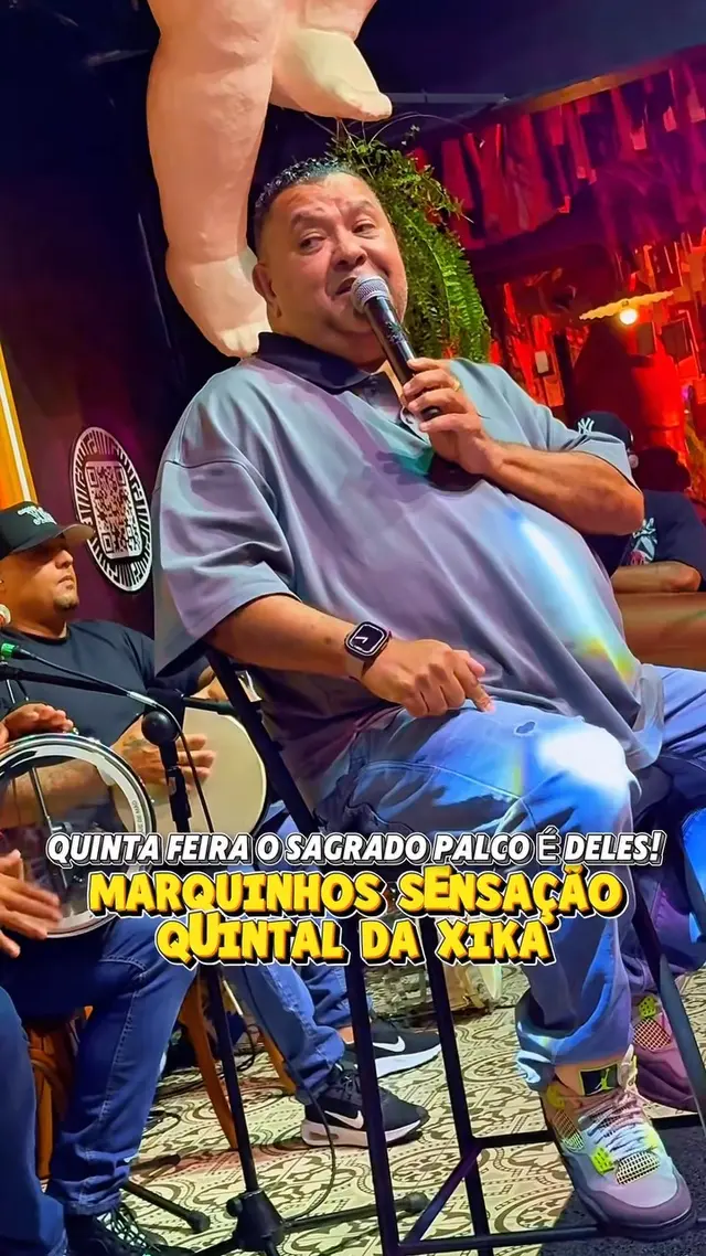 Flyer de Quintal da Xika e Marquinhos