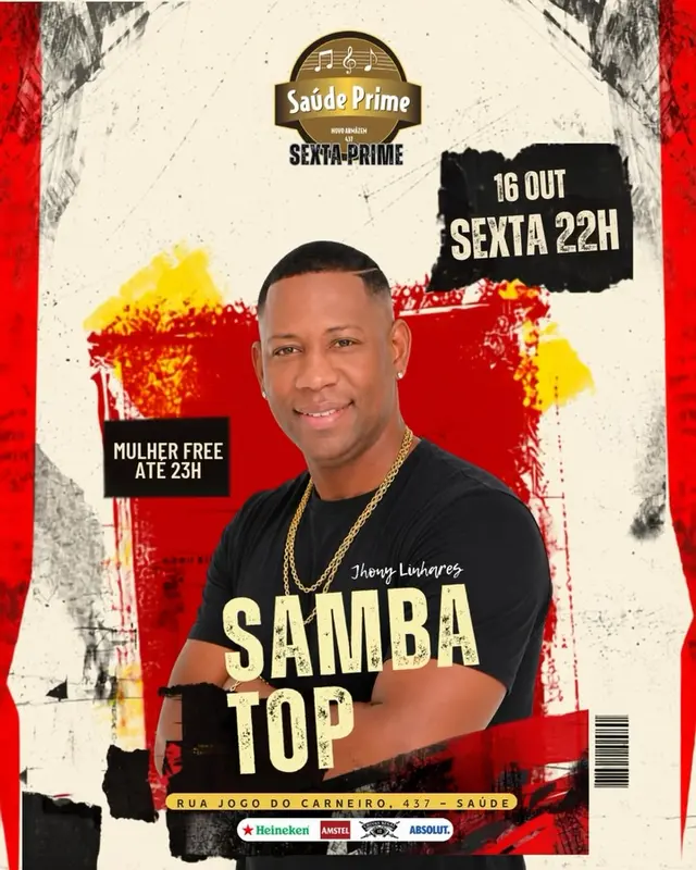Flyer de Samba Top