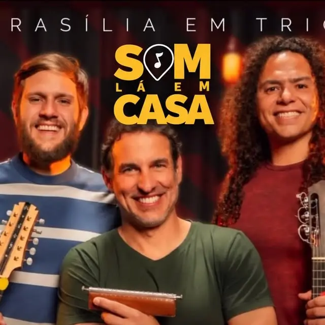 Flyer de Victor Angeleas, Pablo Fagundes e Márcio Marinho