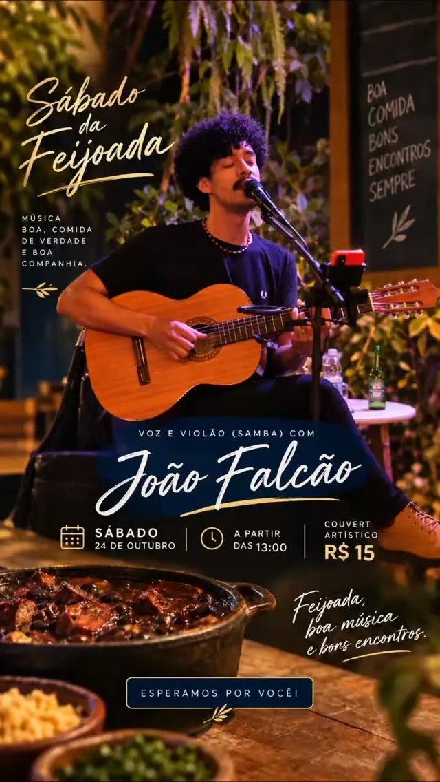 Flyer de João Falcão
