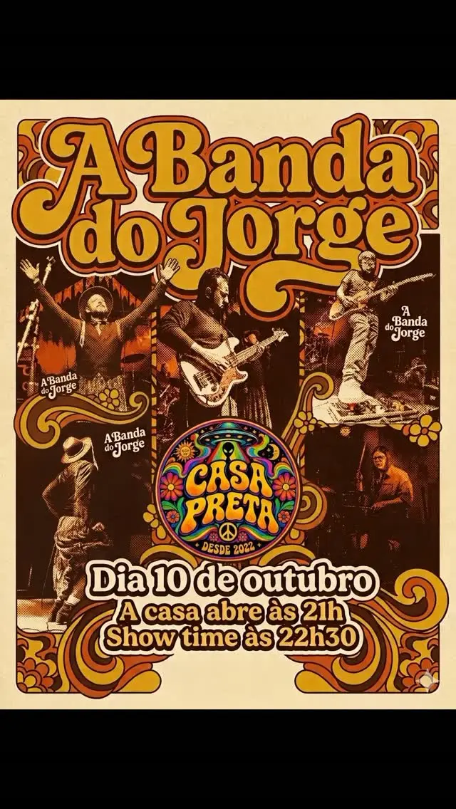 Flyer de A Banda do Jorge