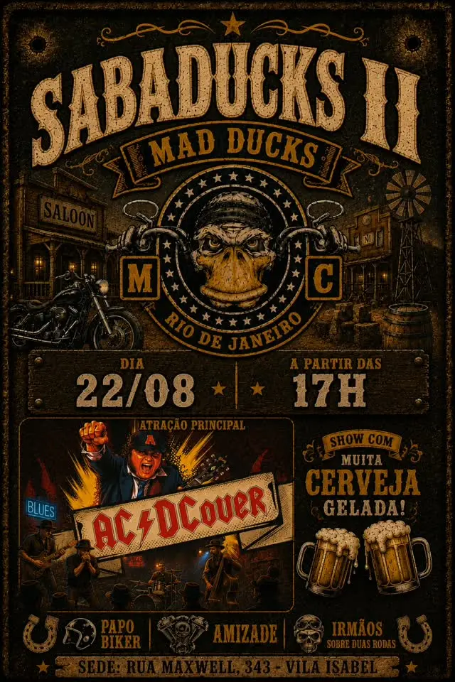Flyer de AC/DC Cover
