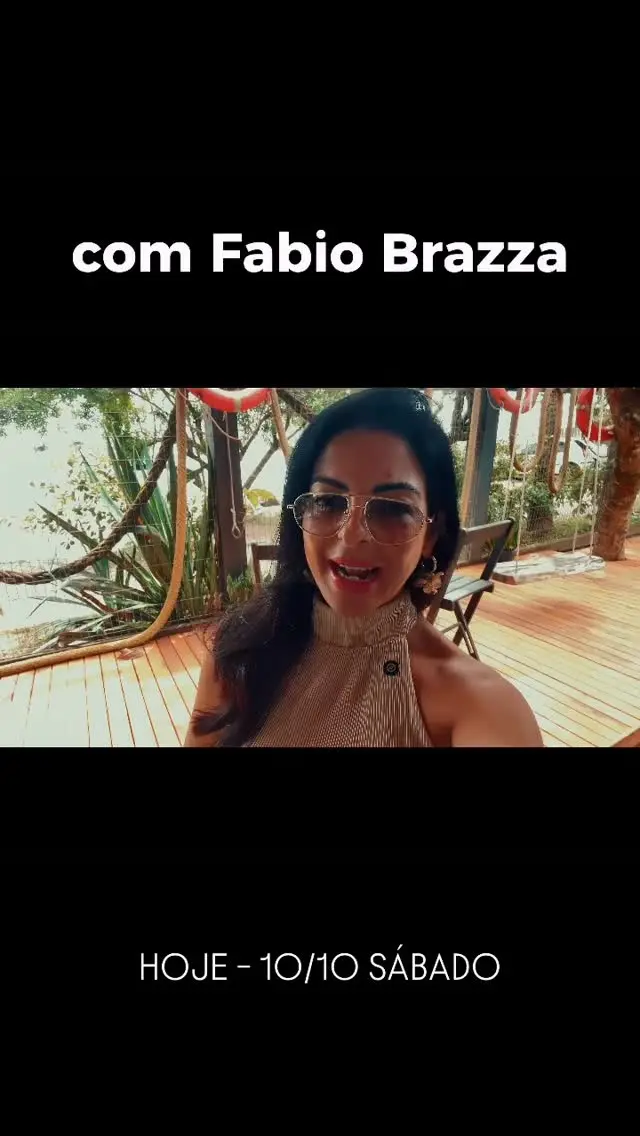 Flyer de Fábio Brazza